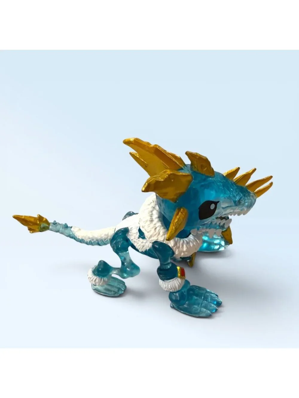 Treasure X Dragons Gold Ice Fire Dragon Figure